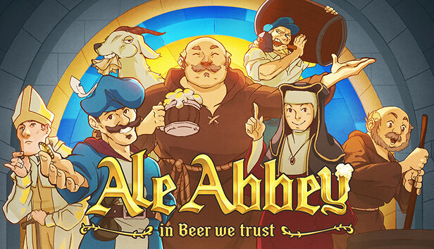 Clickable image taking you to the page for Ale Abbey - Monastery Brewery Tycoon