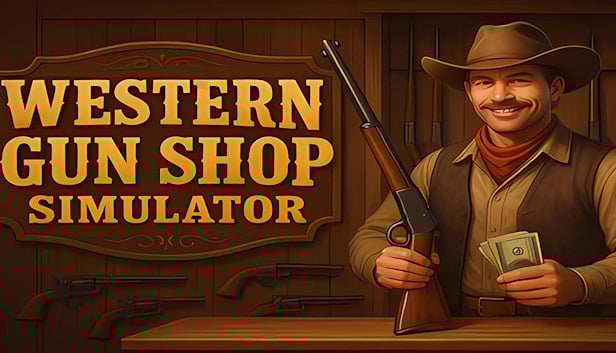 Clickable image taking you to the page for Western Gun Shop Simulator