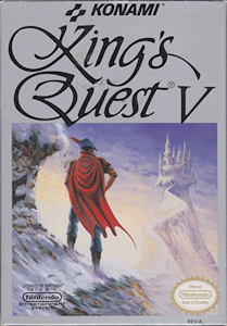 King's Quest V - NES Cover Art