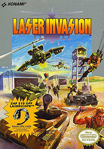Laser Invasion - NES Cover Art