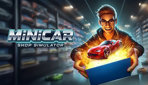 Clickable image taking you to the page for MiniCar Shop Simulator