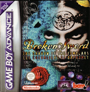 Broken Sword: The Shadow of the Templars - Game Boy Advance Cover Art