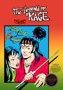 The Legend of Kage - NES Cover Art