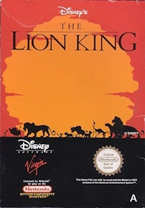 The Lion King - NES Cover Art
