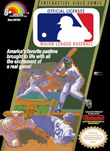 Major League Baseball - NES Cover Art