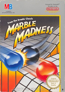 Marble Madness - NES Cover Art