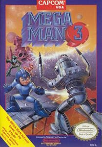 Mega Man 3 - NES Cover Art