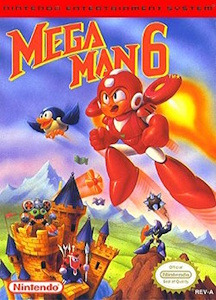 Mega Man 6 - NES Cover Art
