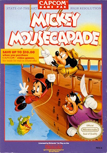 Mickey Mousecapade - NES Cover Art