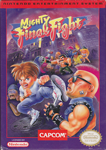 Mighty Final Fight - NES Cover Art