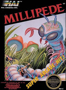 Millipede - NES Cover Art