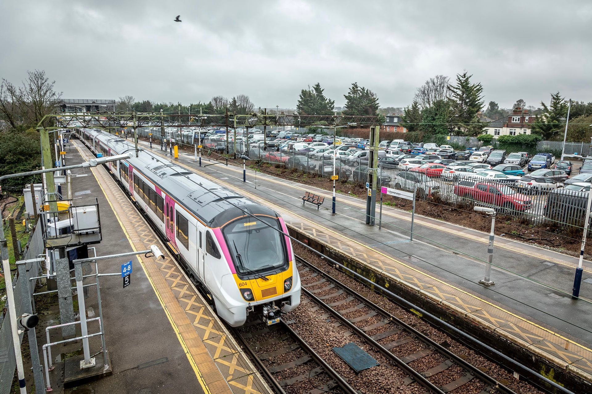 Image showing a c2c train at a station on it's network
