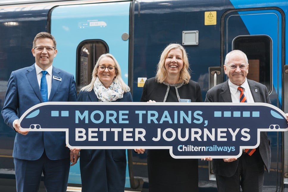Chiltern Railways Unveils New Trains Adding 10,000 Seats Per Weekday