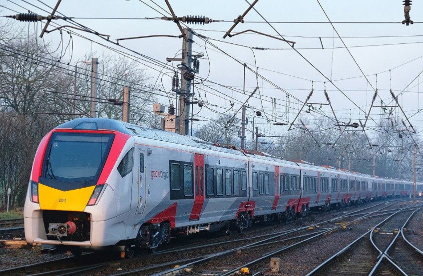 Image showing a Greater Anglia train on the Great Eastern Main Line