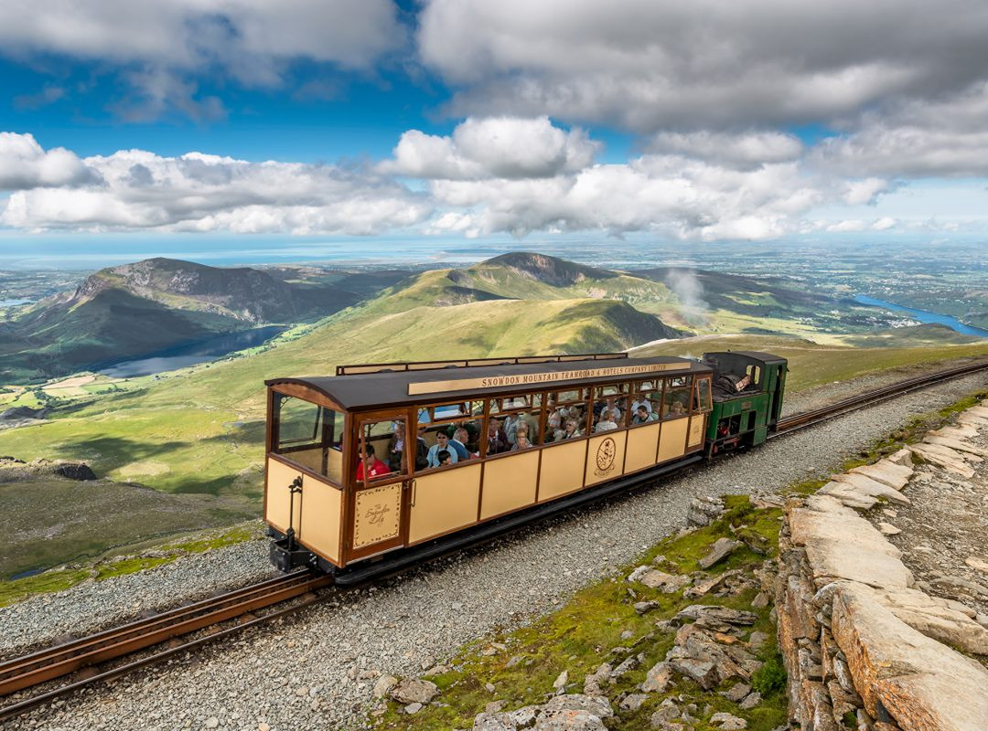 Image showing the picturesque Snowdon Mountain Railway