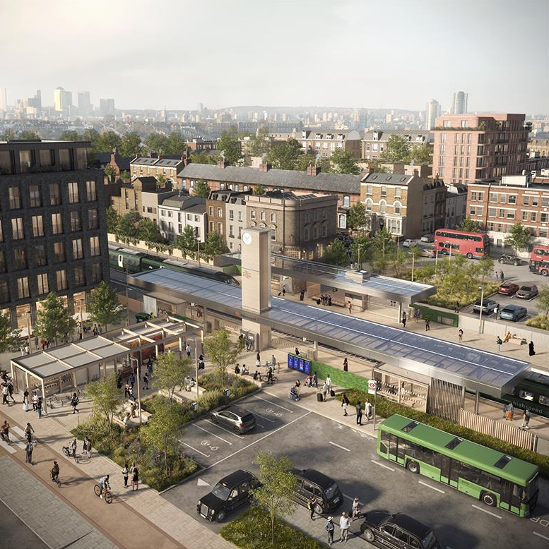 Image showing potential future growth around a railway station