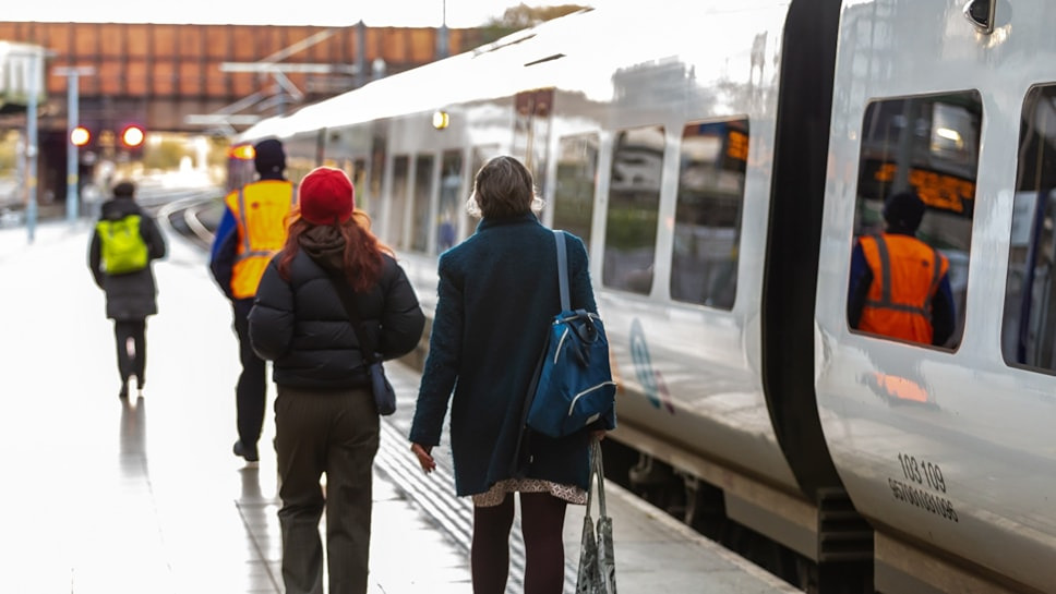 Image showing Northern Rail train at a station
