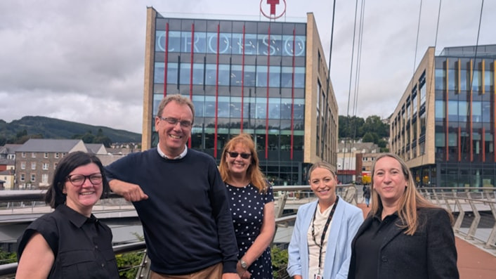 Image showing members of the Three Valleys Community Rail Partnership