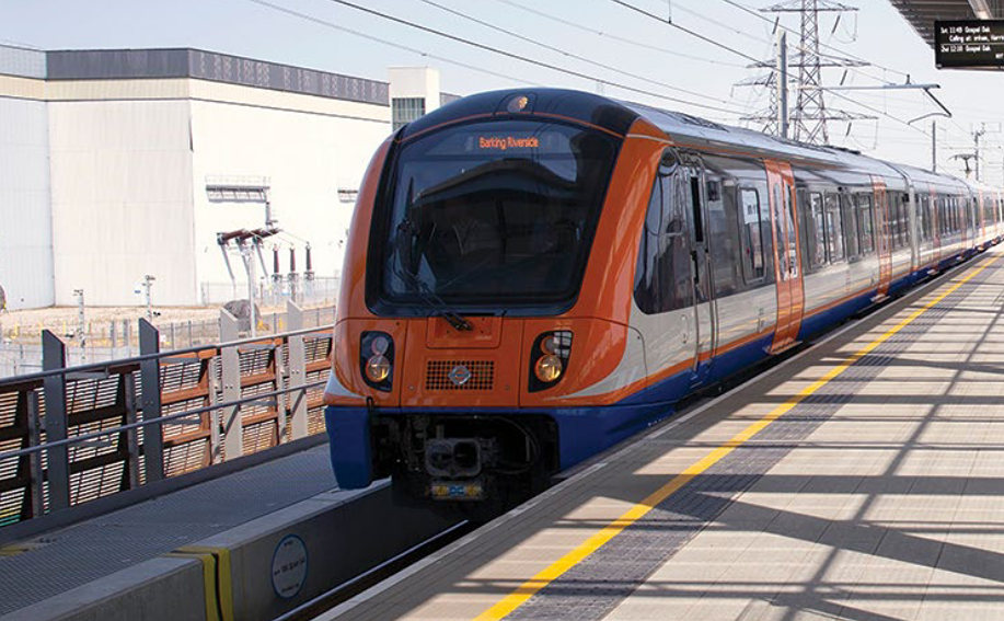 Image showing a TfL train at a station