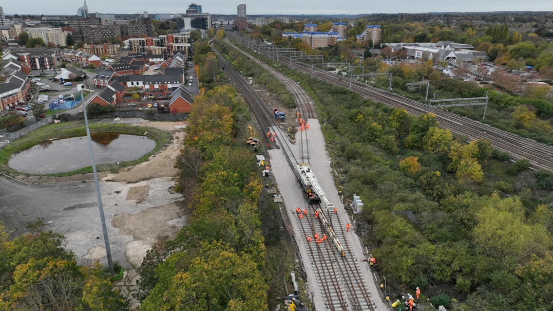 Network Rail and SWR Thank Passengers as Reading Spur Junction Works Complete