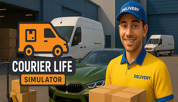 Clickable image taking you to the page for Courier Life Simulator
