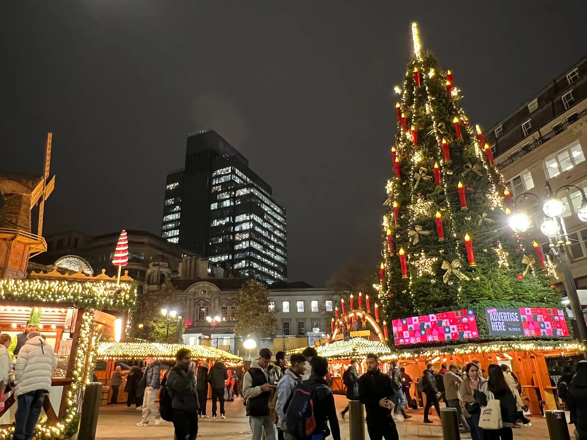 Birminghamâ€™s German Christmas market returns â€” rail passengers urged to plan ahead