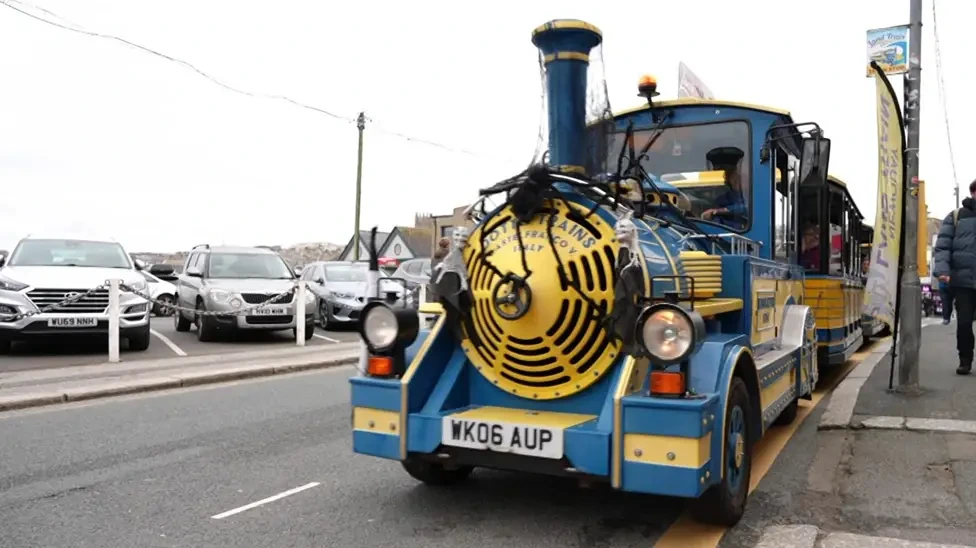 Father and son bid farewell to Newquayâ€™s iconic Land Train