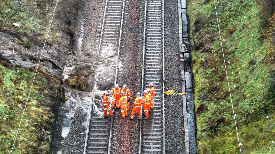Trains resume between Preston and Carlisle following landslip derailment