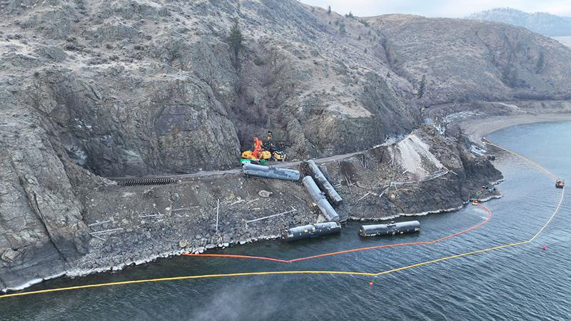 80,700 Litres of Fuel Spilled After CPKC Train Derailment Near Kamloops