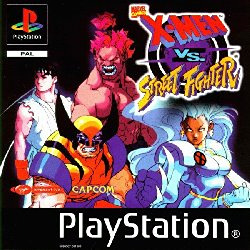 X-Men vs Street Fighter PlayStation Manual