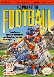 Cover art for the Nintendo Entertainment System game NES Play Action Football