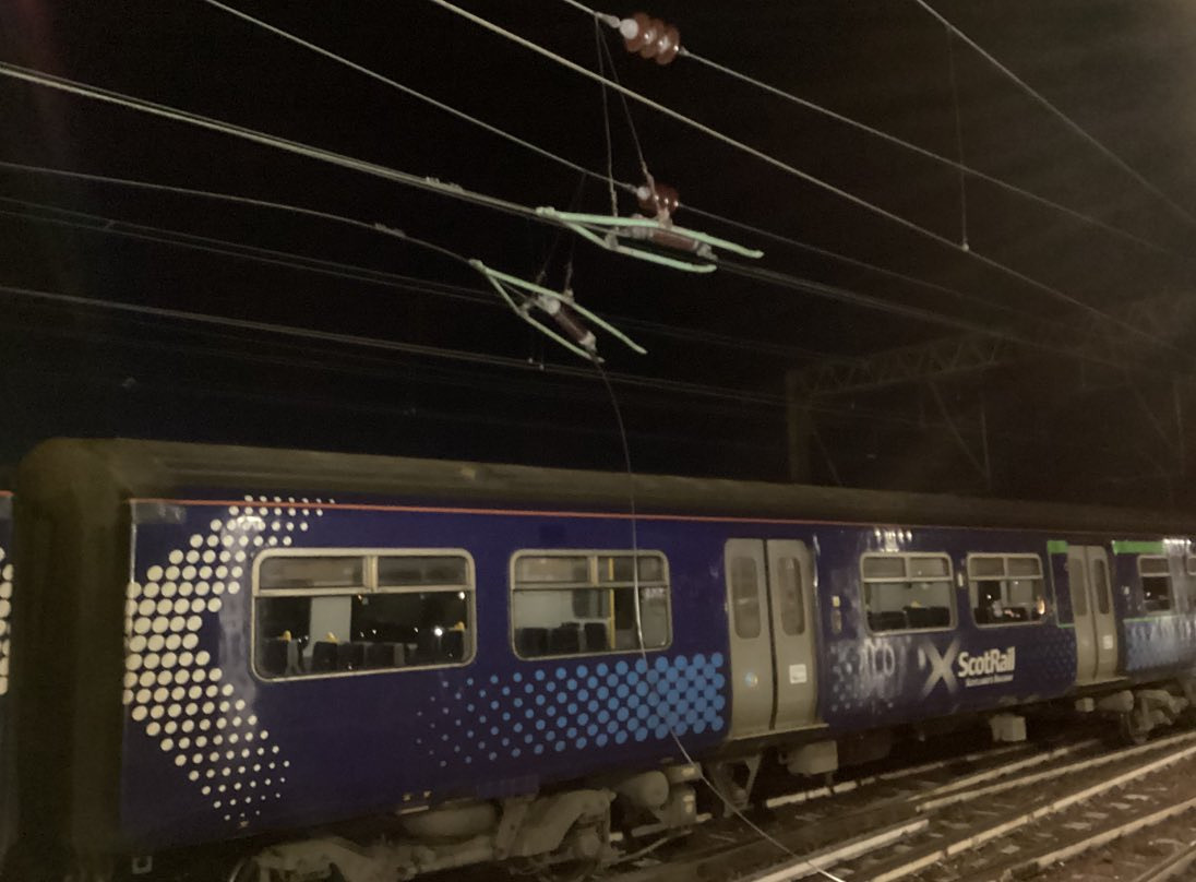 Overhead Wire Damage Brings Severe Disruption to Glasgow Central