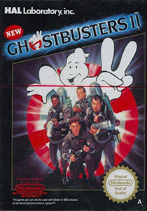 Cover art for the Nintendo Entertainment System game New Ghostbusters II