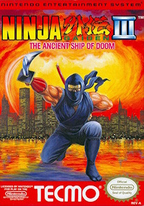 Ninja Gaiden III: The Ancient Ship of Doom - NES Cover Art