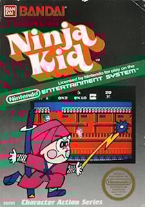 Cover art for the Nintendo Entertainment System game Ninja Kid