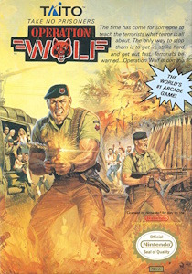 Cover art for the Nintendo Entertainment System game Operation Wolf