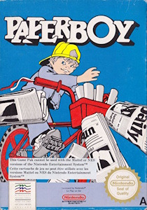 Cover art for the Nintendo Entertainment System game Paperboy
