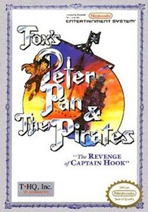 Cover art for the Nintendo Entertainment System game Peter Pan and the Pirates