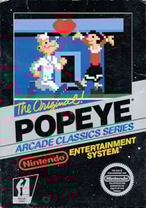 Cover art for the Nintendo Entertainment System game Popeye