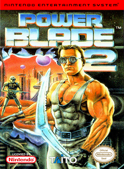 Cover art for the Nintendo Entertainment System game Power Blade 2