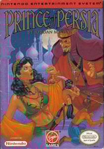 Cover art for the Nintendo Entertainment System game Prince of Persia