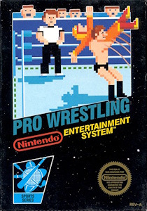 Cover art for the Nintendo Entertainment System game Pro Wrestling