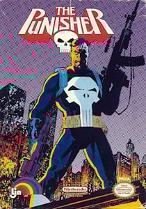 Cover art for the Nintendo Entertainment System game The Punisher