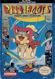 Cover art for the Nintendo Entertainment System game Puss 'n Boots: Pero's Great Adventure