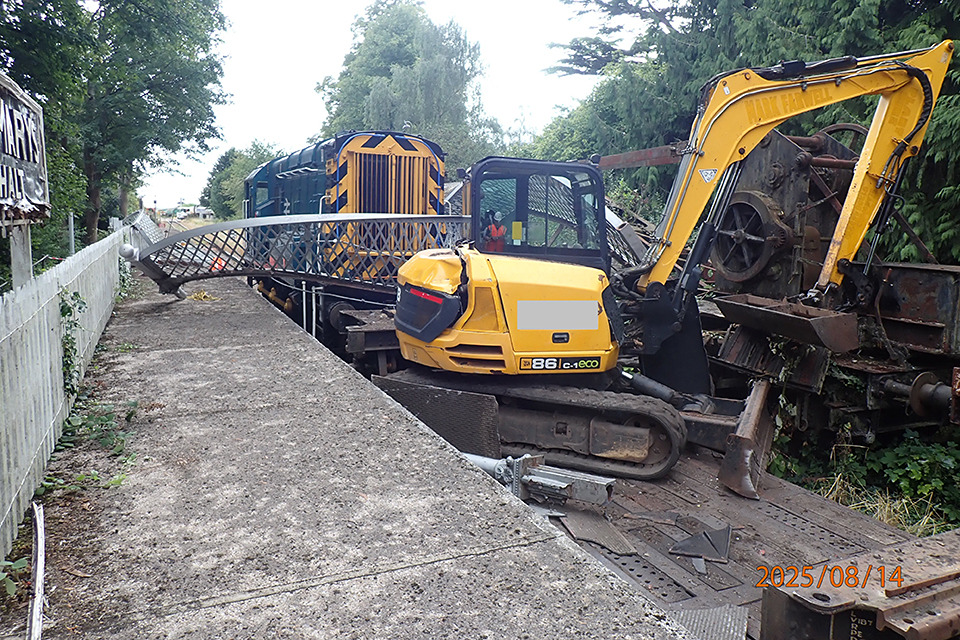 RAIB: Volunteer Error Led to Collapse of St Maryâ€™s Halt Footbridge