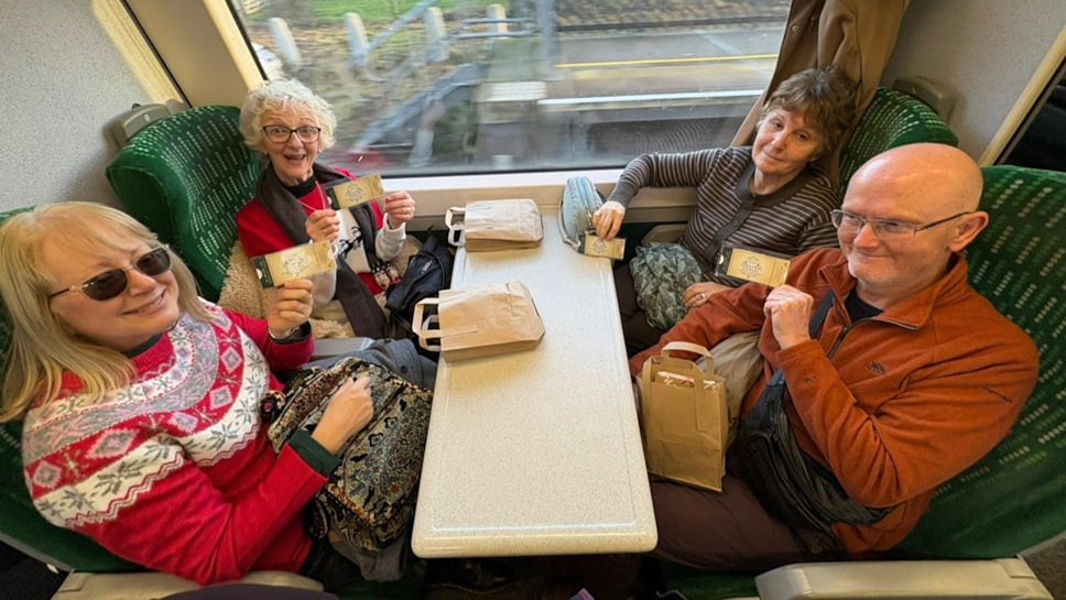 EMR treats Lincolnshire carers to festive day out in Nottingham