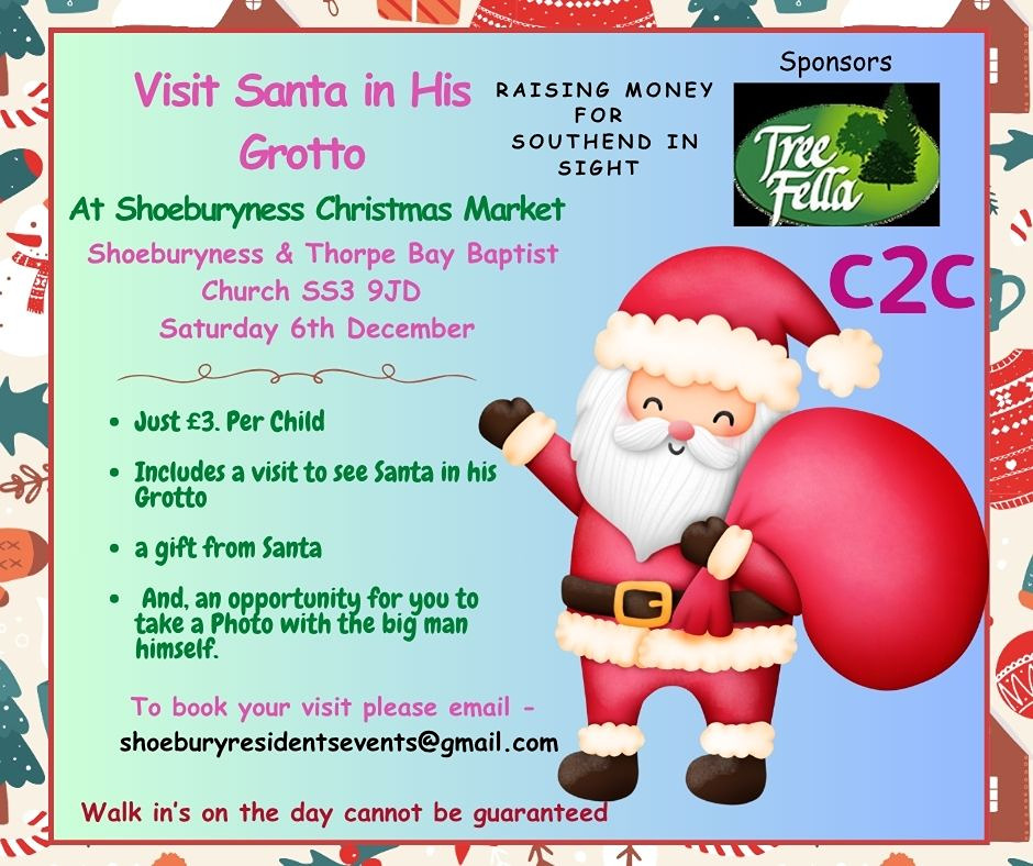 c2c sponsors Shoebury and Thorpe Bay Christmas Market to support Southend in Sight