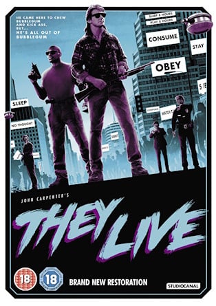 Special Collectorâs Edition cover for They Live with John Nada and iconic sunglasses
