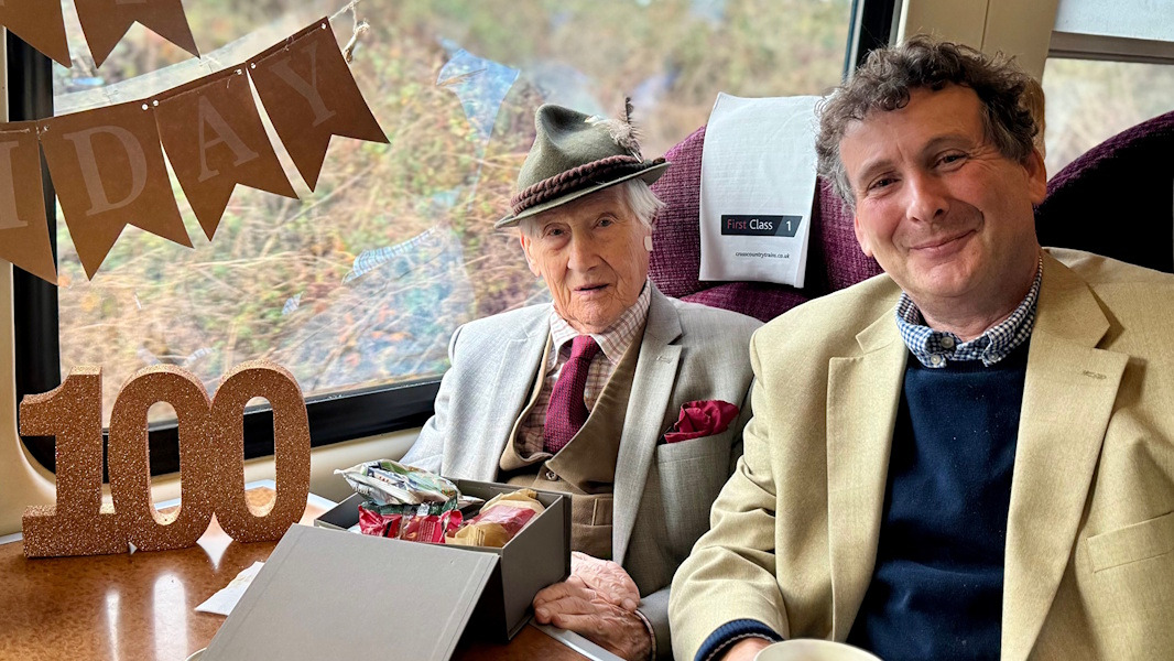 Centenarian Celebrates 100th Birthday with Special CrossCountry Train Trip