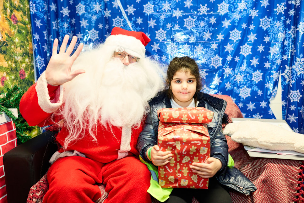 Santaâ€™s Grotto Brings Christmas Magic to Manchester Airport Station